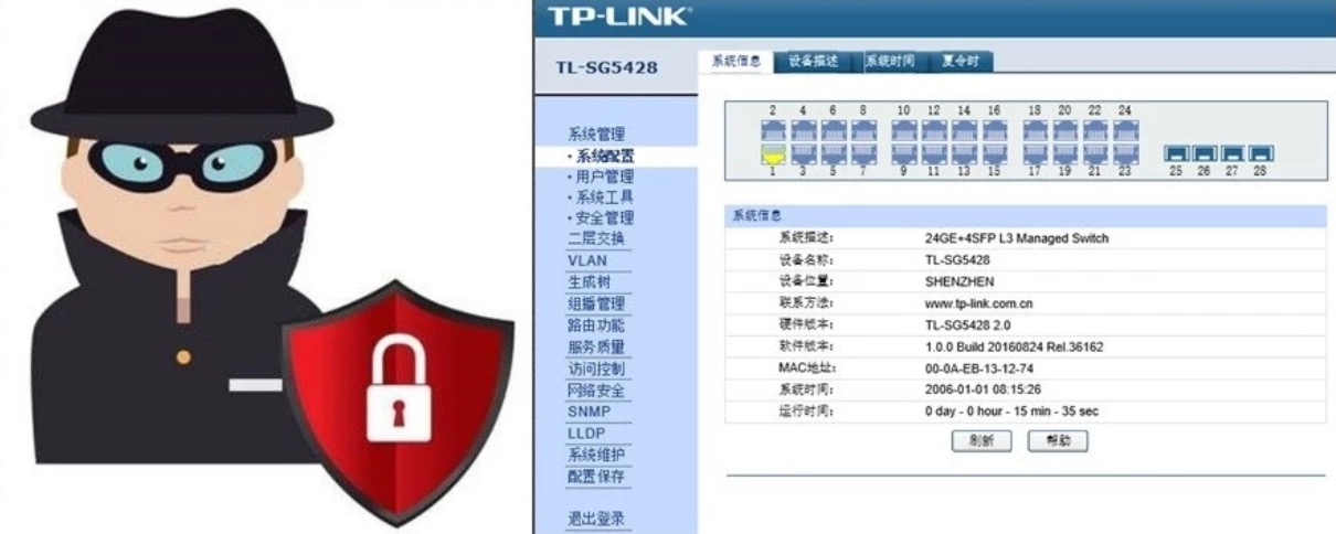 如何限制他人访问交换机管理界面?