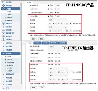 tplink无线AP的LED指示灯怎么关闭？