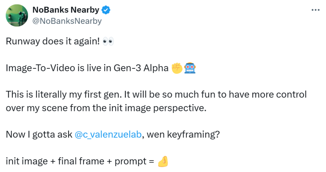 Runway深夜炸场，Gen-3 Alpha图生视频上线，11秒让你脑洞乱飞