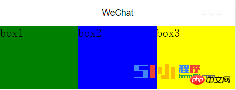 微信小程序之容器组件view实现水平纵向布局