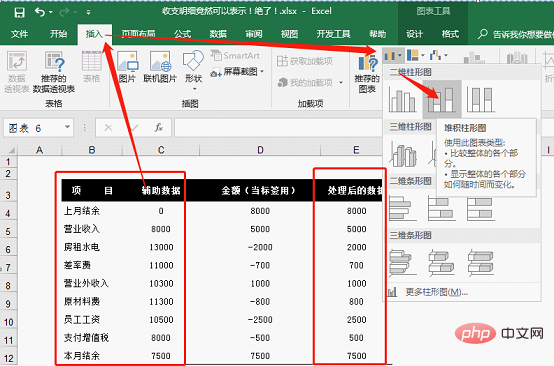 Excel案例分享：制作带正负数的图表（正负数自动辨识）