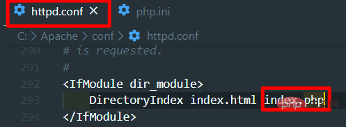 增加index.php