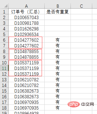 countif函数查重复