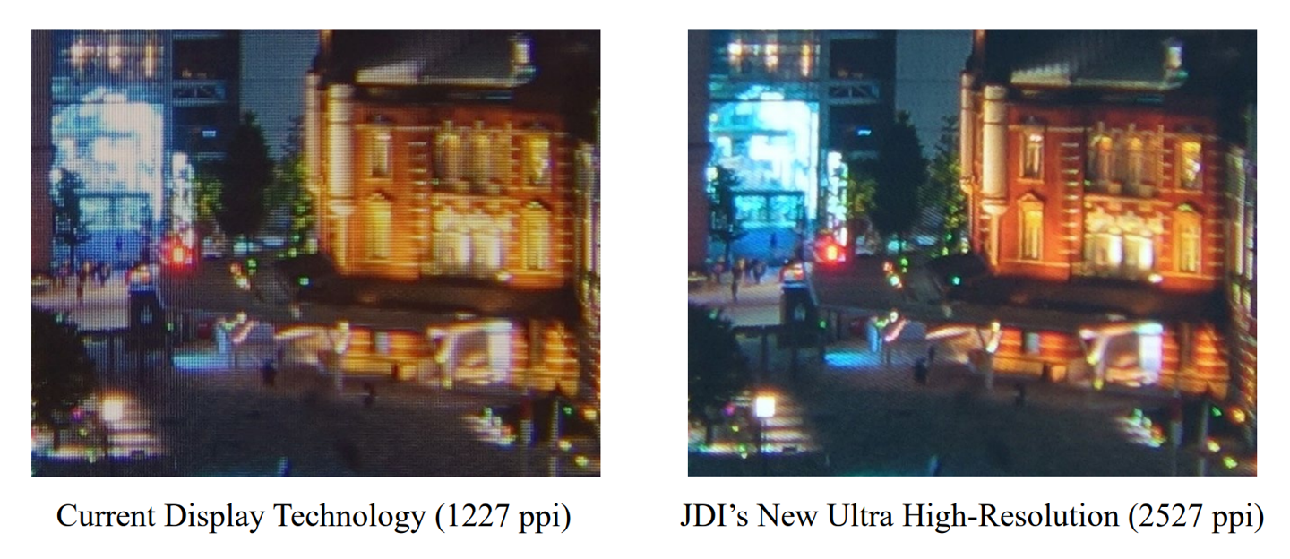 2.15 英寸、2527 ppi，日本 jdi 开发全球最高分辨率的 vr 用玻璃基 ips lcd 屏幕